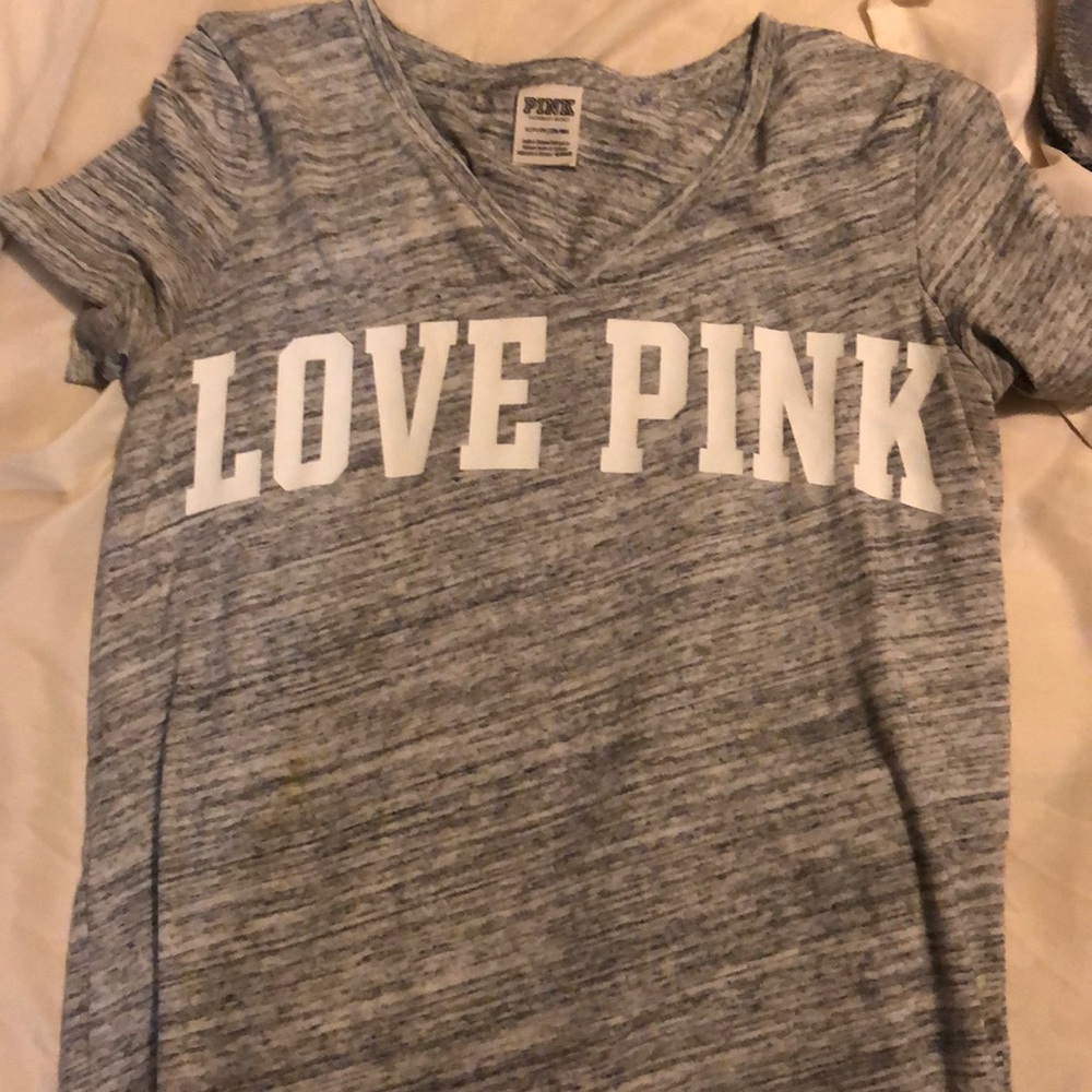 Pink v-neck size small